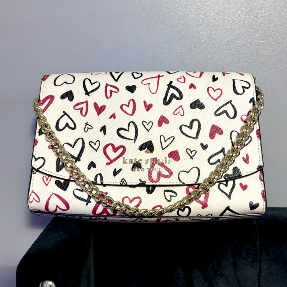 Kate Spade Carson Crossbody with Graffiti Hearts